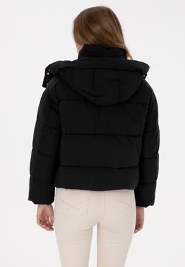 Kadın Siyah Mont - 50308625014