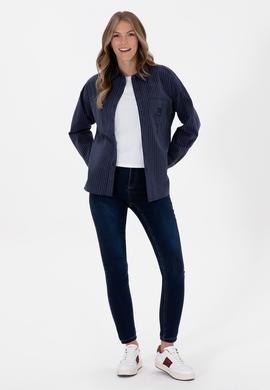 Kadın Koyu Mavi Skinny Fit Jean Pantolon - 50308101001