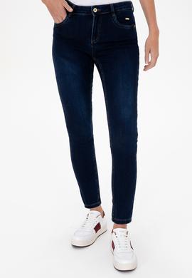 Kadın Koyu Mavi Skinny Fit Jean Pantolon - 50308101001