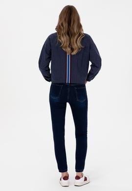 Kadın Koyu Mavi Skinny Fit Jean Pantolon - 50308101001