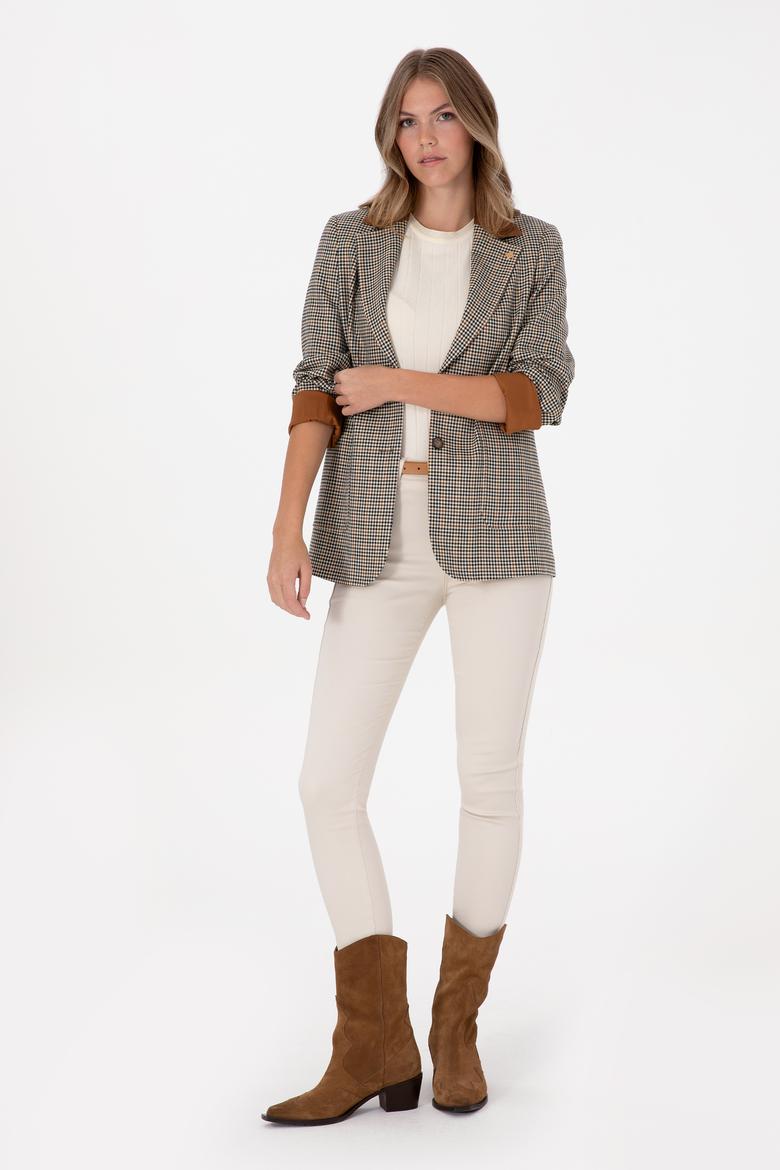 Kadın Kahverengi Ceket - 50309308012