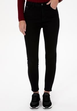 Kadın Siyah Skinny High Waist Fit Jean Pantolon - 50307812010