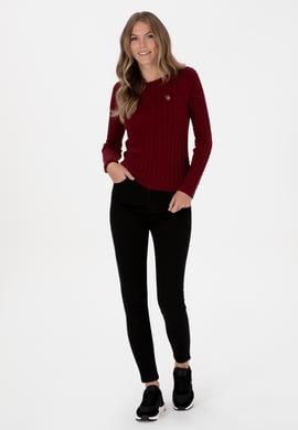 Kadın Siyah Skinny High Waist Fit Jean Pantolon - 50307812010