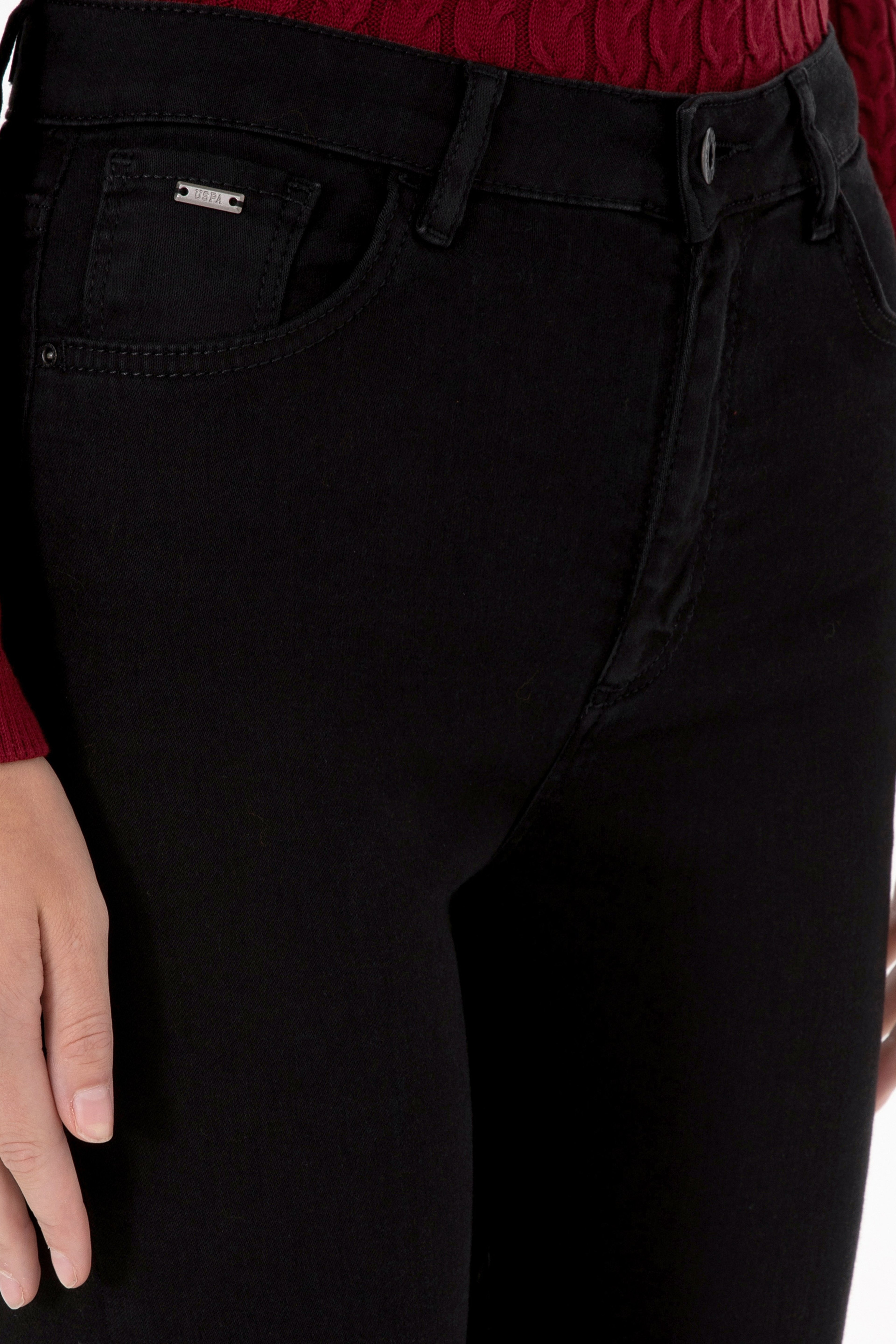 Kadın Siyah Skinny High Waist Fit Jean Pantolon