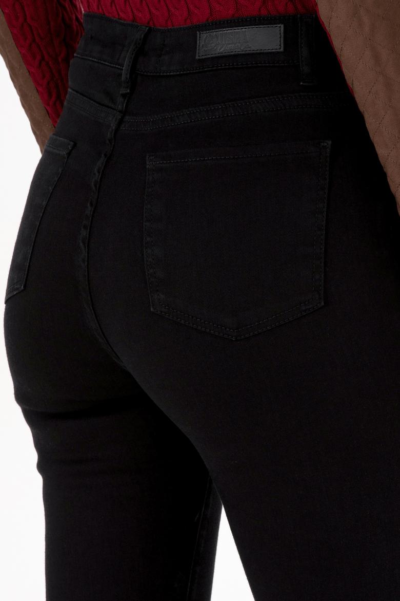 Kadın Siyah Skinny High Waist Fit Jean Pantolon - 50307812010