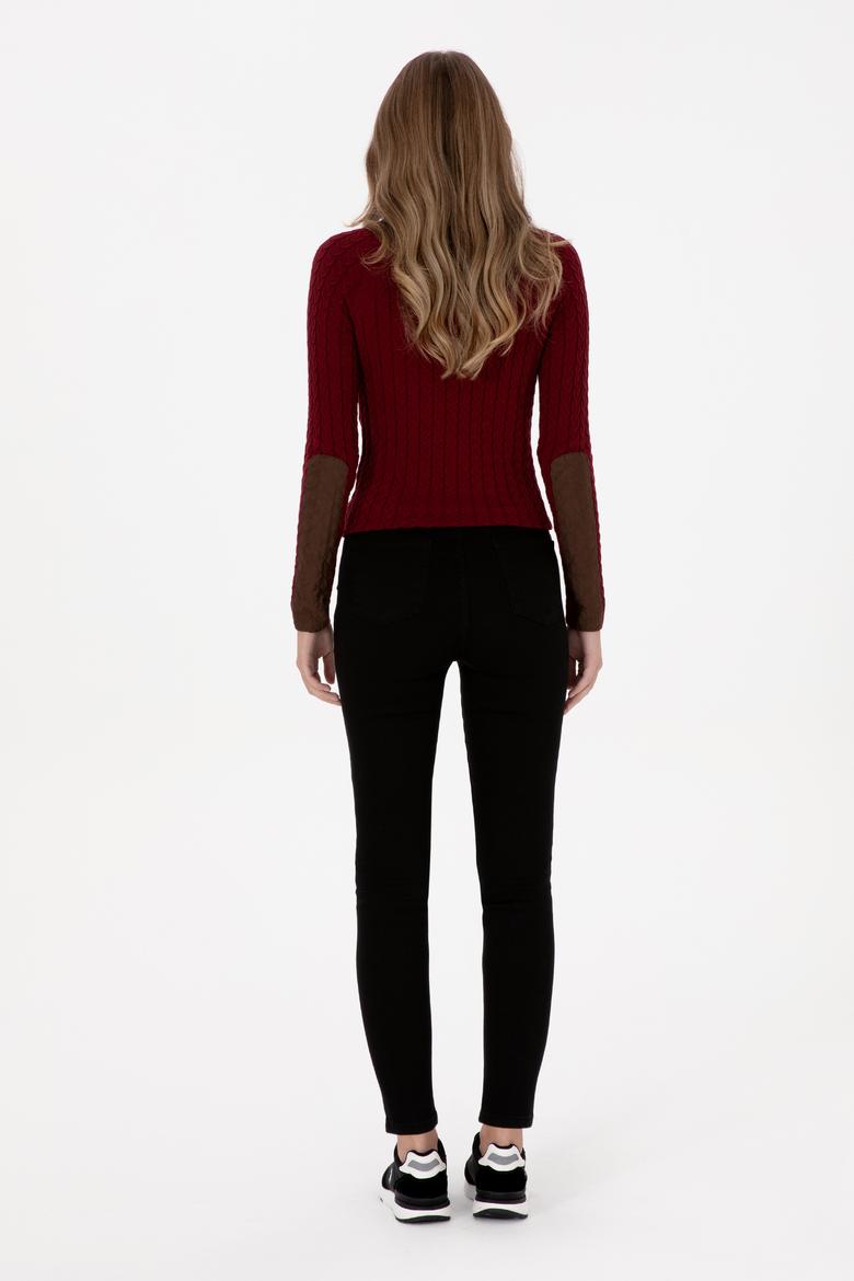 Kadın Siyah Skinny High Waist Fit Jean Pantolon - 50307812010