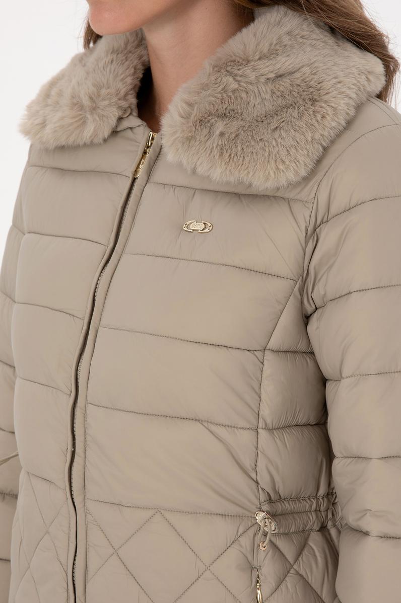 Kadın Açık Haki Mont