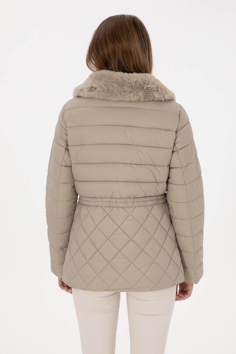 Kadın Açık Haki Mont - 50308797033