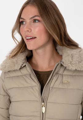 Kadın Açık Haki Mont - 50308797033