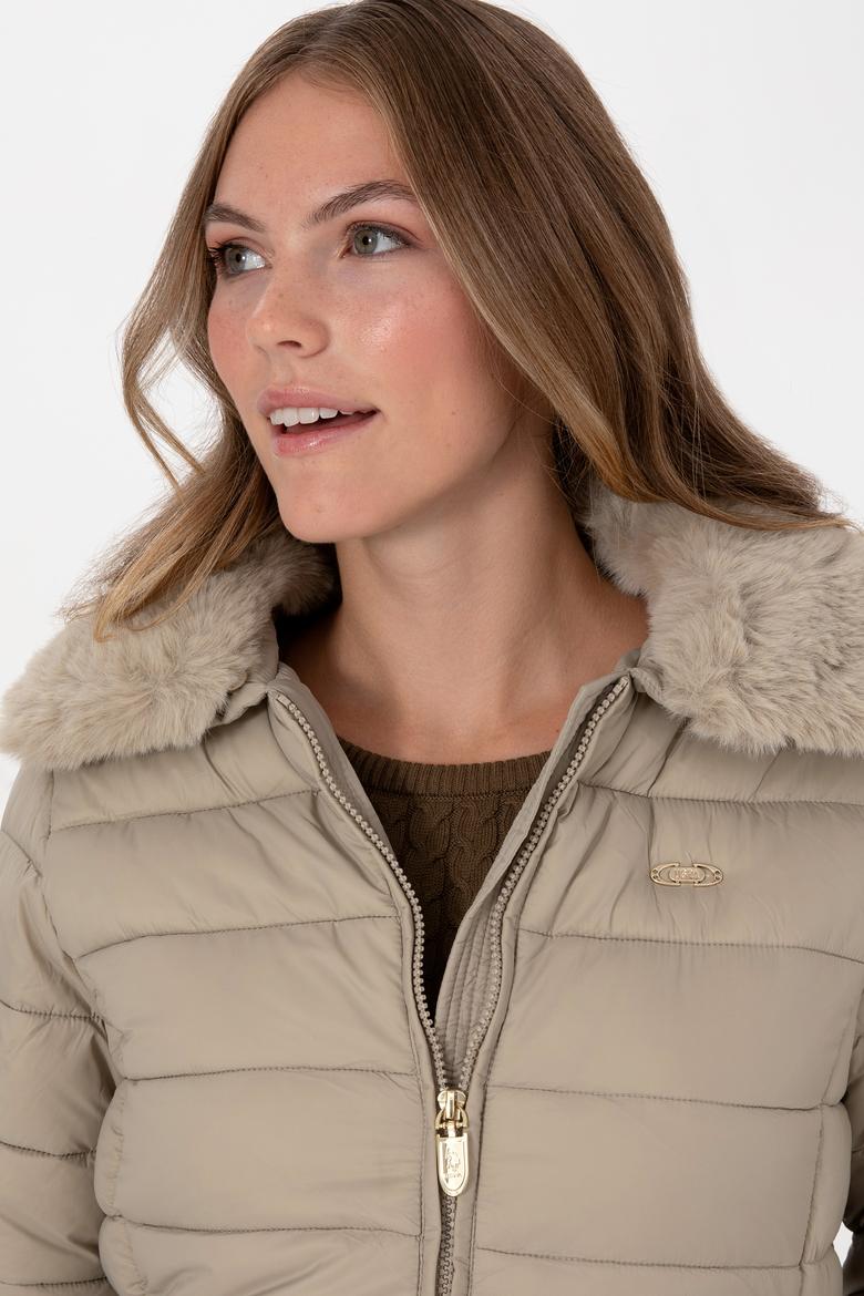 Kadın Açık Haki Mont - 50308797033