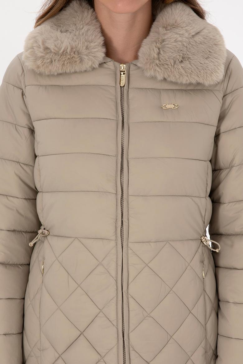 Kadın Açık Haki Mont - 50308797033