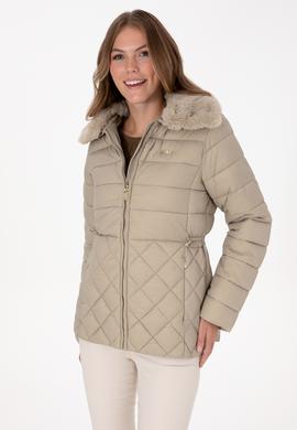 Kadın Açık Haki Mont - 50308797033