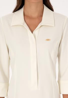 Kadın Beyaz Dokuma Elbise - 50308612010