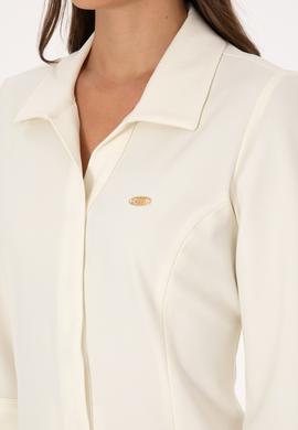 Kadın Beyaz Dokuma Elbise - 50308612010