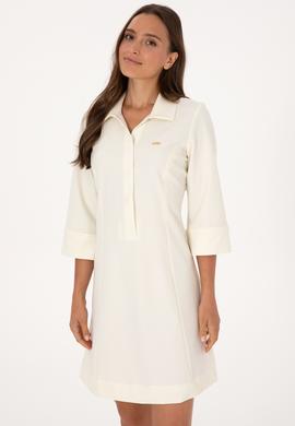 Kadın Beyaz Dokuma Elbise - 50308612010