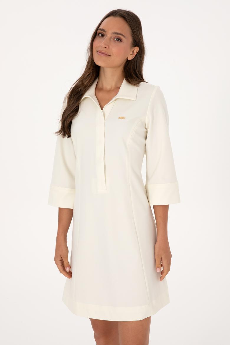 Kadın Beyaz Dokuma Elbise - 50308612010