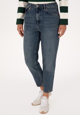 Kadın Yeşil Mom High Waist Fit Jean Pantolon - 50308815013