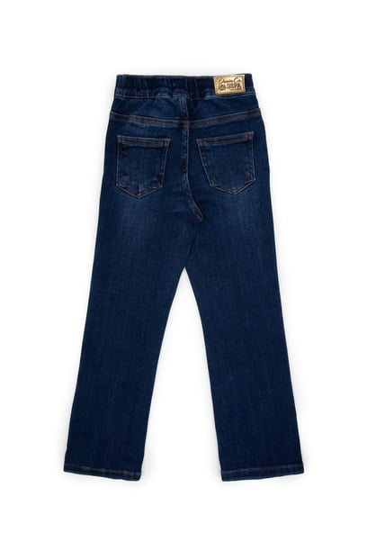 Kız Çocuk Koyu Mavi  Skinny Fit Jean Pantolon