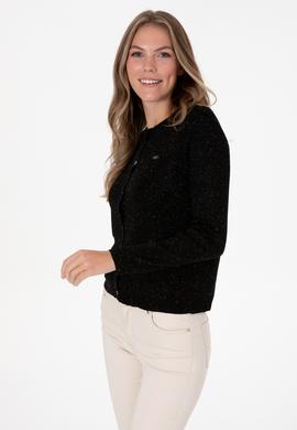 Kadın Siyah Triko Hırka - 50310009008