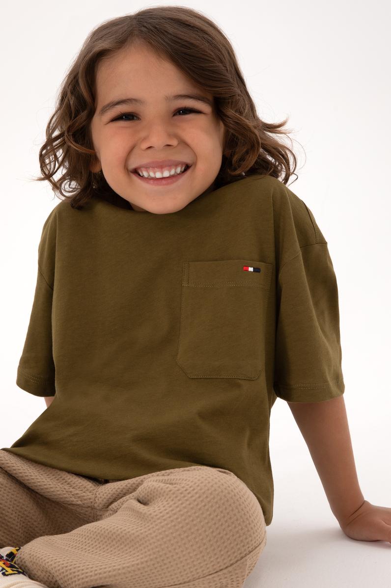Erkek Çocuk Haki Tişört