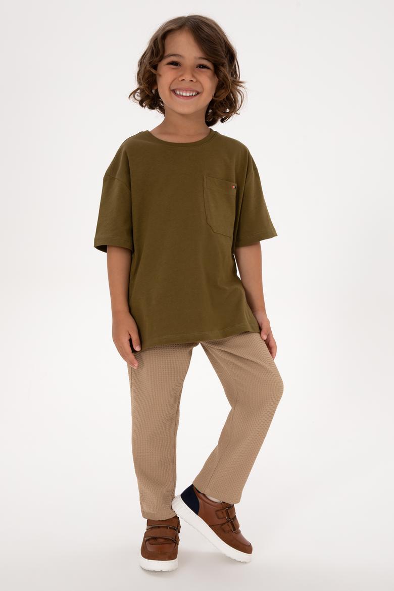 Erkek Çocuk Haki Tişört - 50314946012