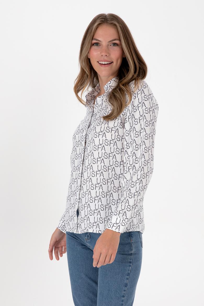 Kadın Lacivert Uzun Kollu Gömlek - 50315894004