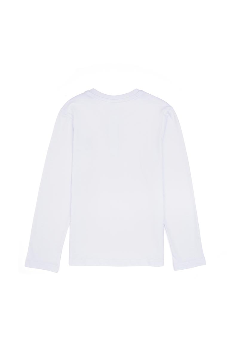 Erkek Çocuk Ekru Bisiklet Yaka Sweatshirt - 50314909056