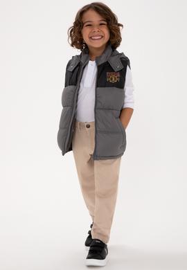 Erkek Çocuk Koyu Bej Kanvas Pantolon - 50317270020