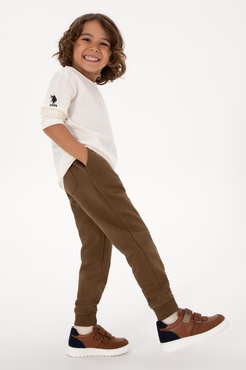 Erkek Çocuk İnci Bisiklet Yaka Sweatshirt