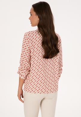 Kadın Gül Kurusu Uzun Kollu Gömlek - 50316370038