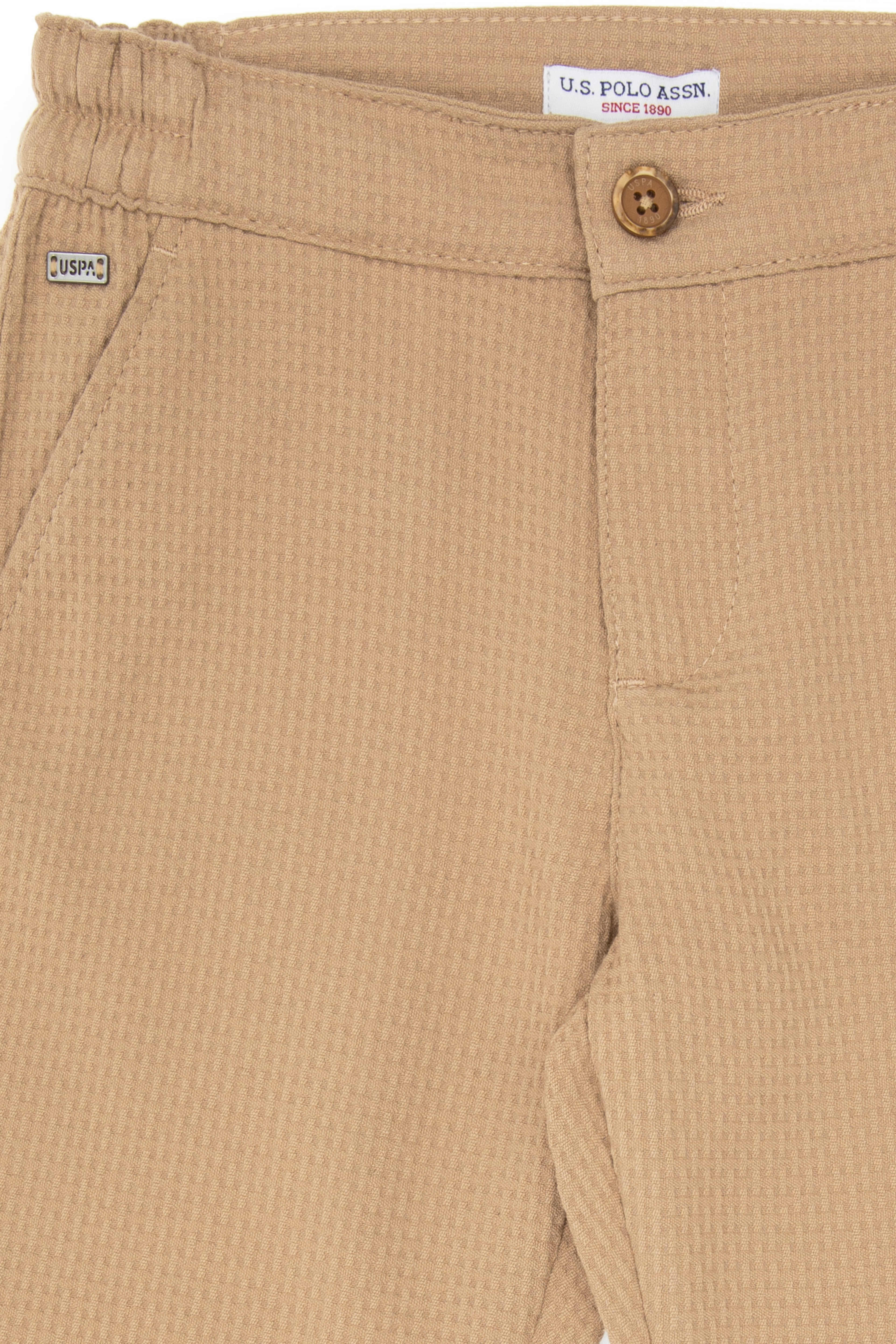 Erkek Çocuk Camel Kanvas Pantolon