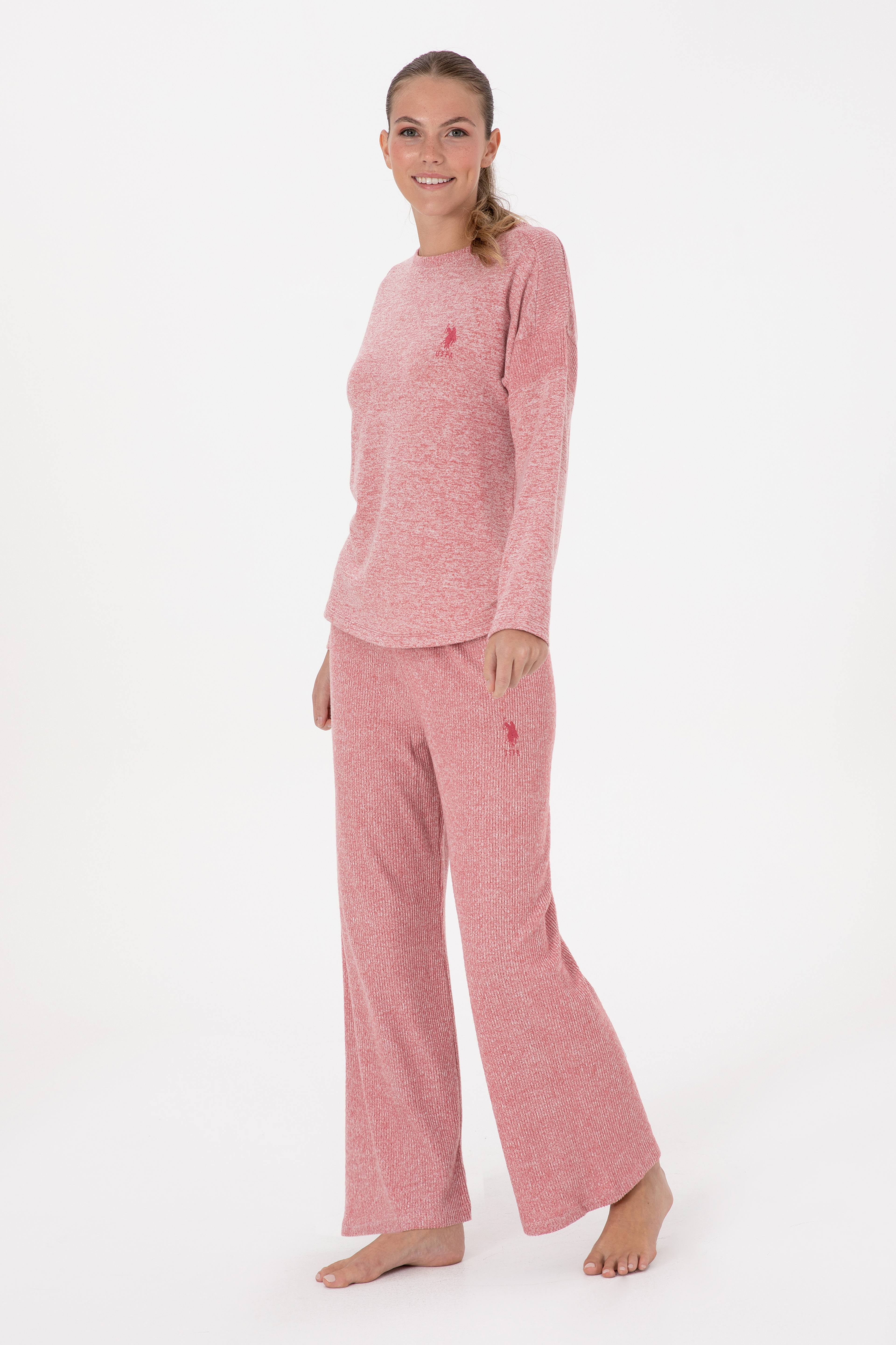 Kadın Vişne Pijama Takımı