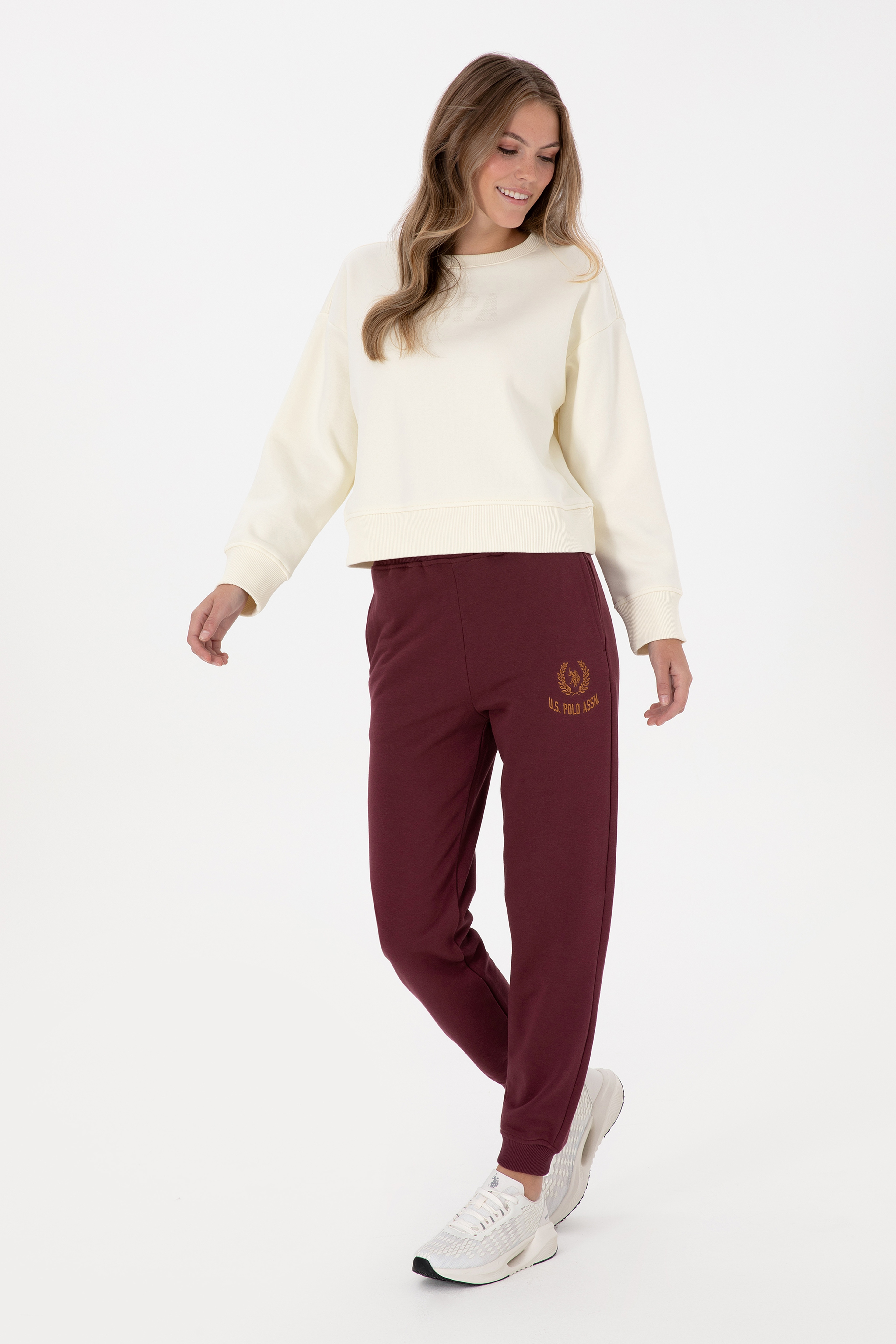 Kadın Bordo Jogger Eşofman Altı