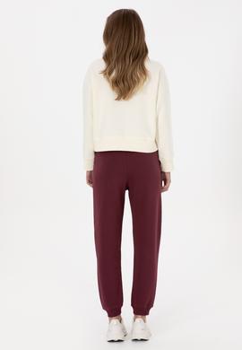 Kadın Bordo Jogger Eşofman Altı - 50307788013