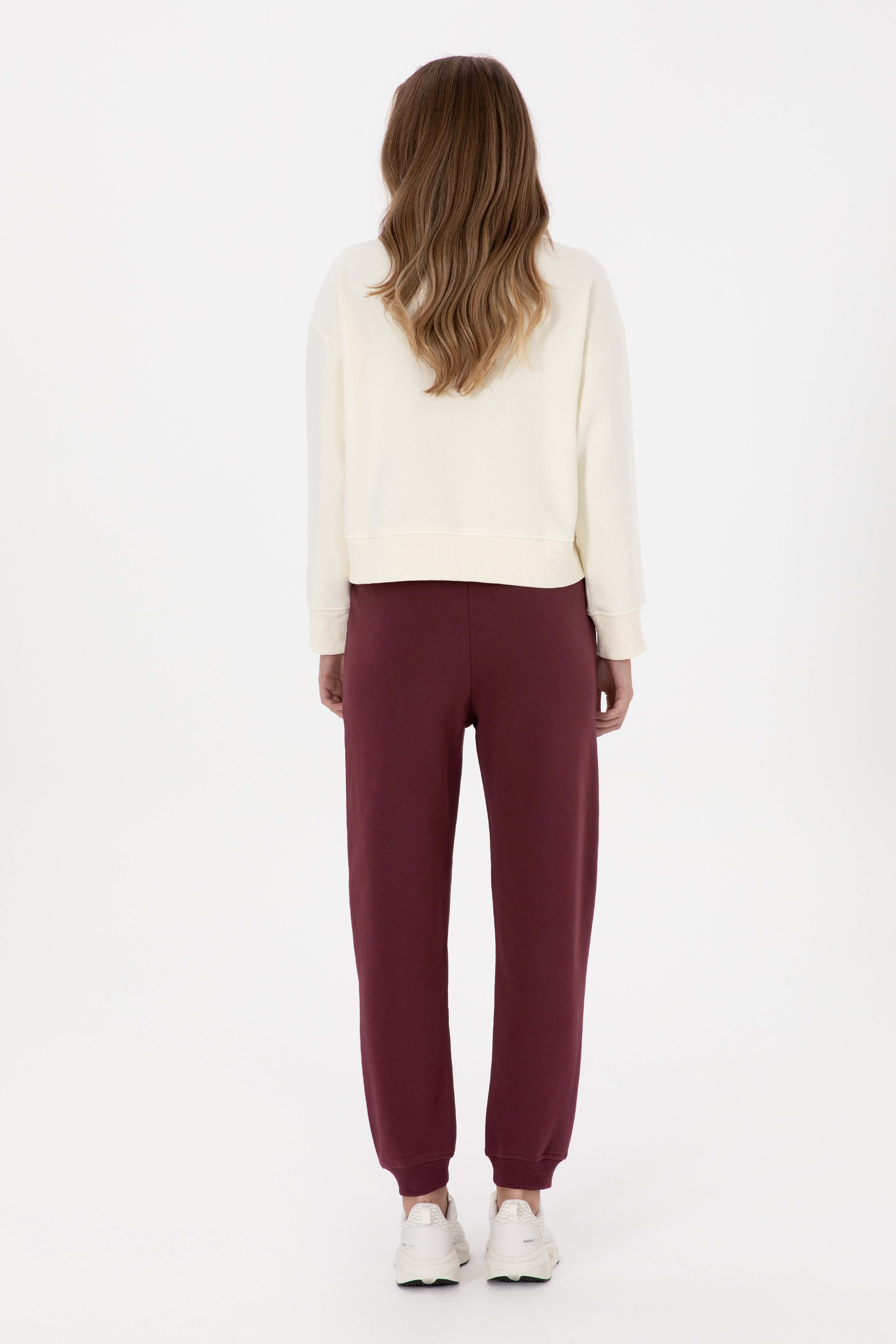 Kadın Bordo Jogger Eşofman Altı
