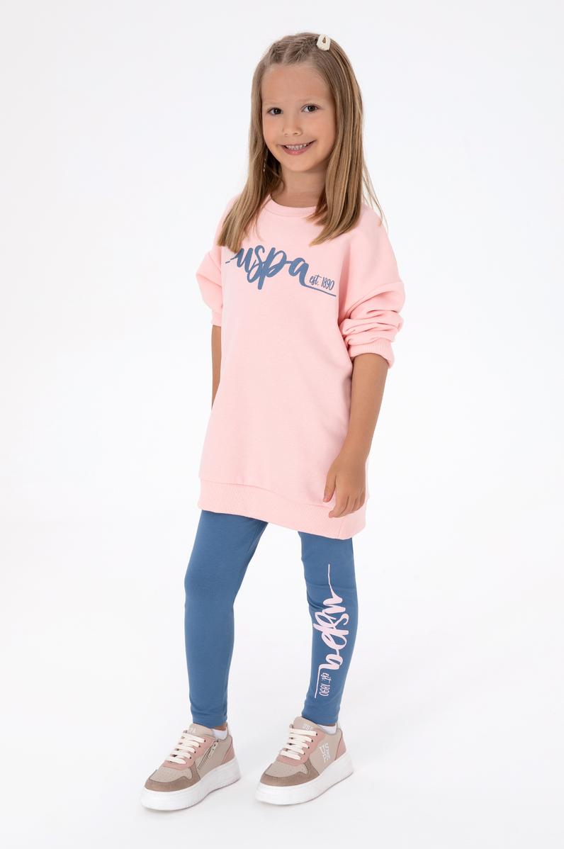 Kız Çocuk Açık Pembe Alt Üst Takım