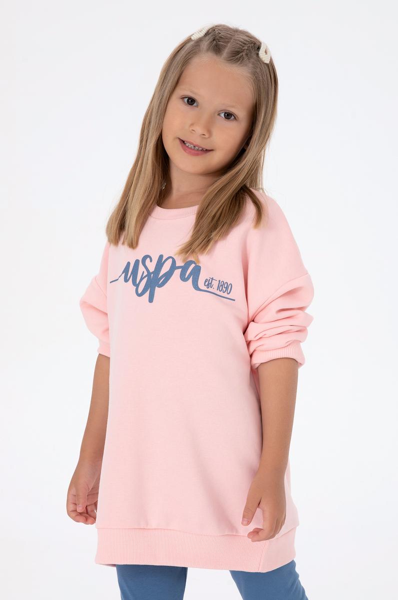 Kız Çocuk Açık Pembe Alt Üst Takım