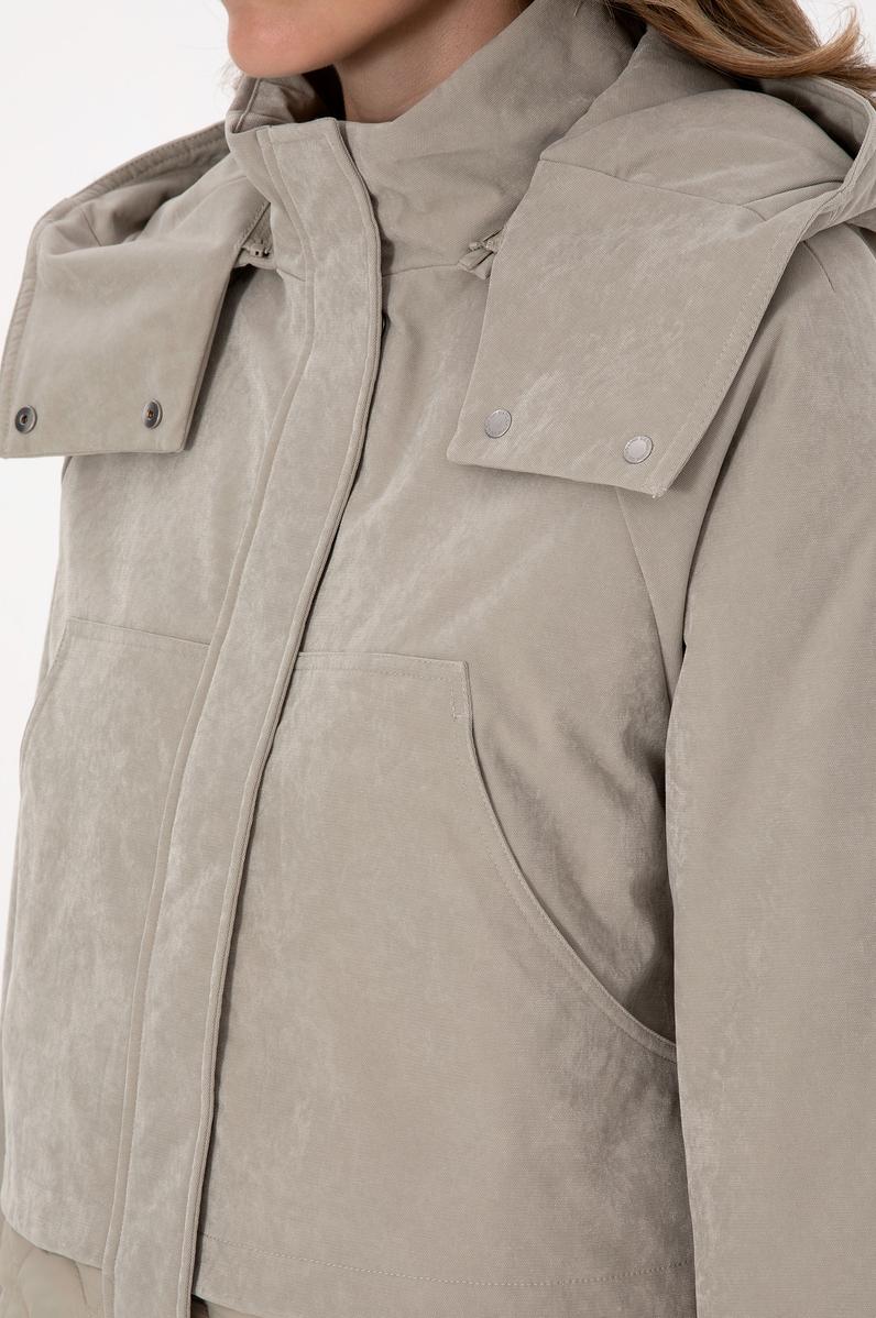 Kadın Açık Haki Mont