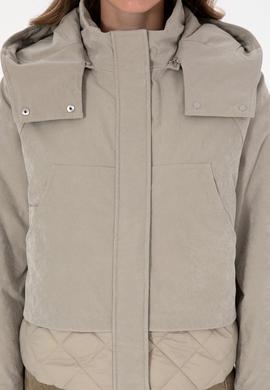 Kadın Açık Haki Mont - 50308609024