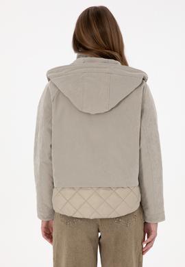 Kadın Açık Haki Mont - 50308609024