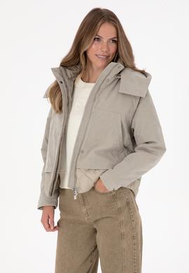 Kadın Açık Haki Mont - 50308609024