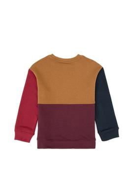 Erkek Çocuk Bordo Bisiklet Yaka Sweatshirt - 50316494016