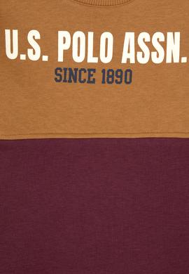 Erkek Çocuk Bordo Bisiklet Yaka Sweatshirt - 50316494016