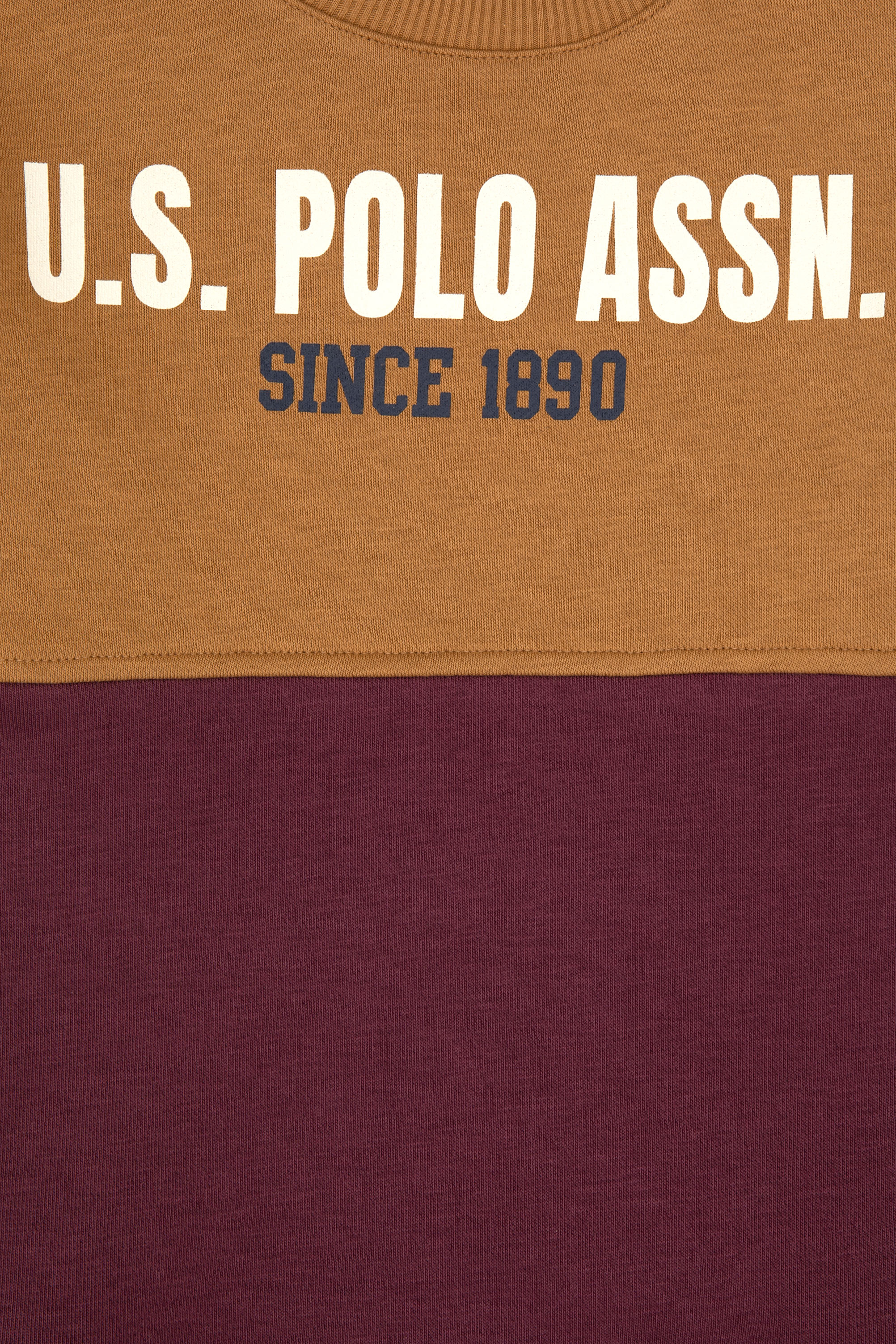 Erkek Çocuk Bordo Bisiklet Yaka Sweatshirt - Image 5
