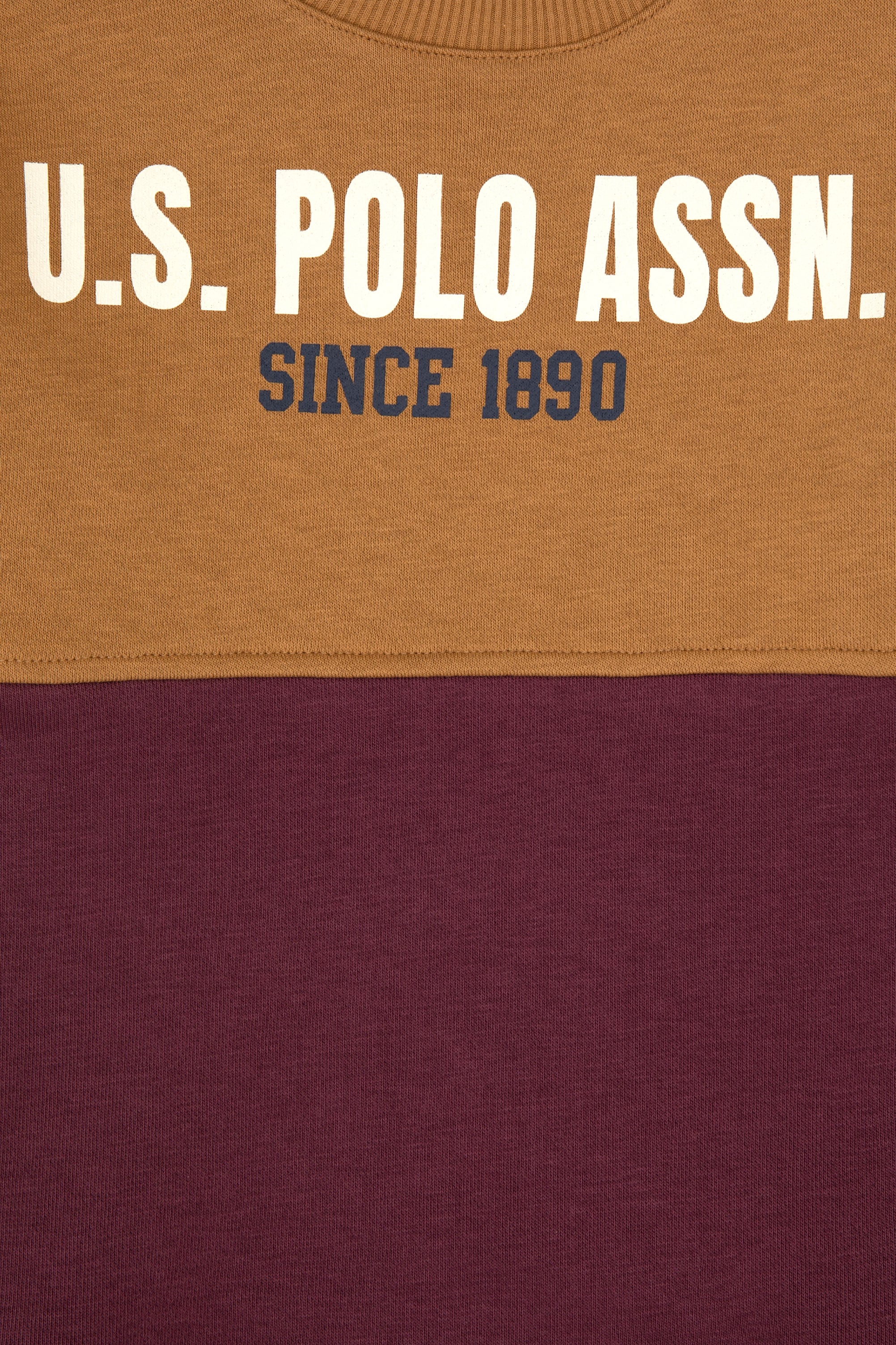 Erkek Çocuk Bordo Bisiklet Yaka Sweatshirt