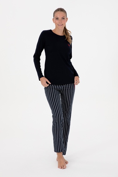 Kadın Lacivert Pijama Takımı