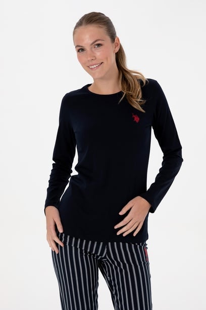 Kadın Lacivert Pijama Takımı