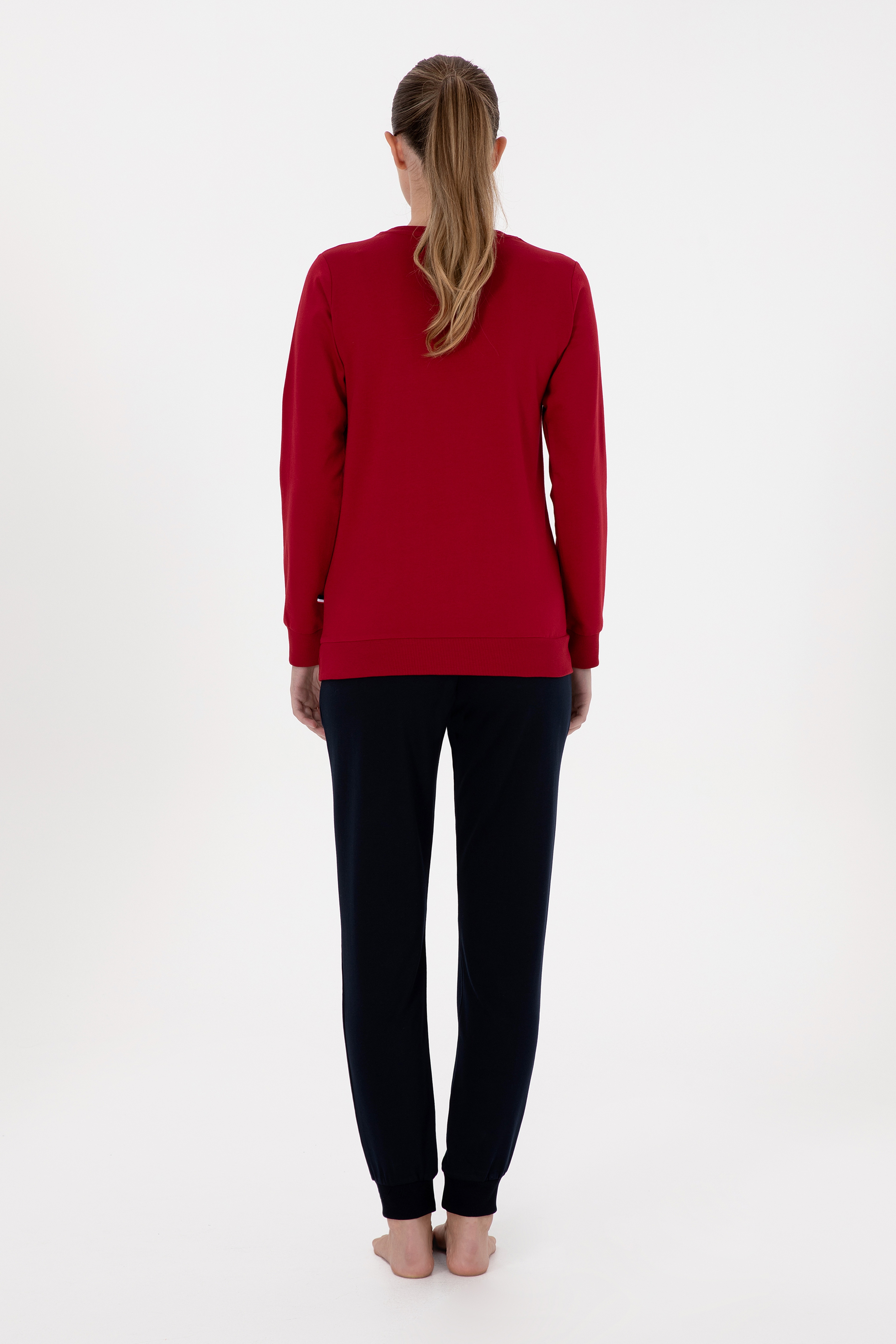 Kadın Bordo Pijama Takımı - Image 5