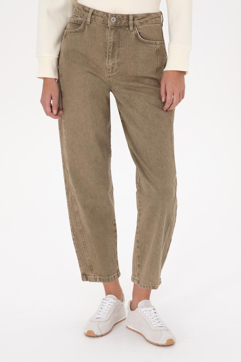 Kadın Yeşil  Balloon Fit Jean Pantolon - 50308384020