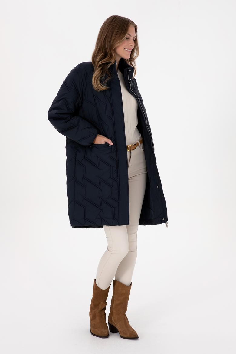 Kadın Lacivert Kaban - 50308631011